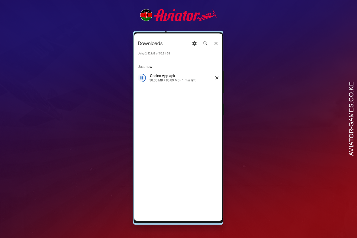 Downloading the Avitor app may take some time, it depends on the speed of your internet connection