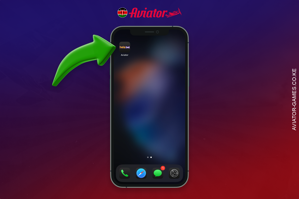To launch the Aviator for iOS app, tap on its icon and then you can start playing and betting