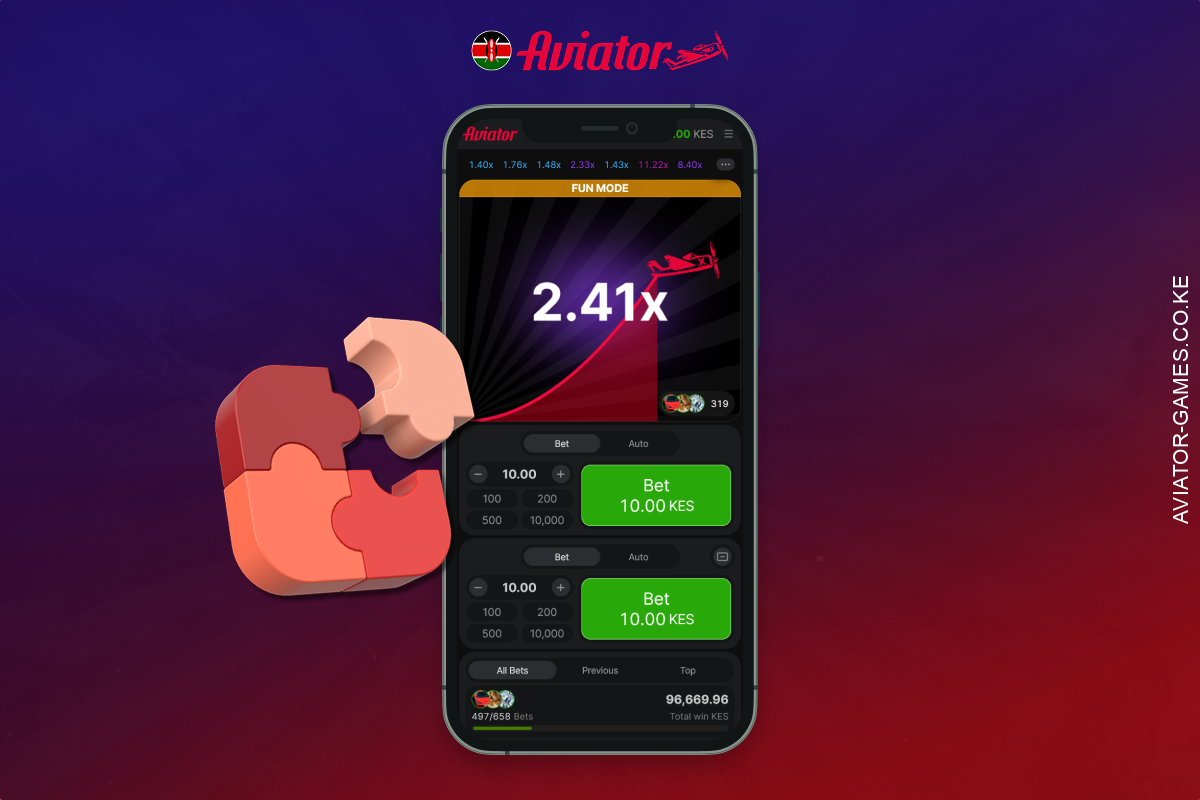 Aviator game in Kenya: place bets in KES, watch the multiplier grow as the plane ascends, and cash out before it crashes for a chance to win